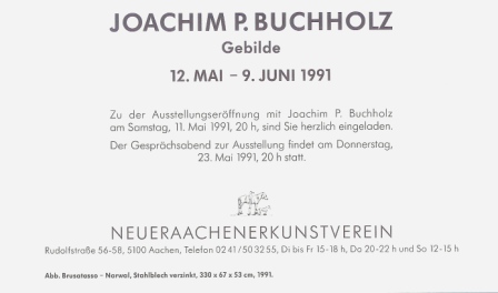 1991 Joachim P Buchholz - Gebilde b