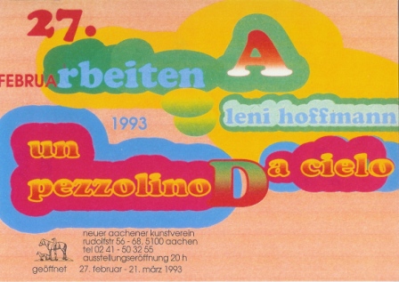 1993 Leni Hoffmann - unpezzolino da cielo b