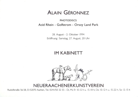 1994 Alain Geronnez - Photodiscs Acid Rhein - Golfstrom - Orsoy Land Park b