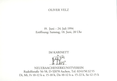 1994 Oliver Velz - Handwerk b